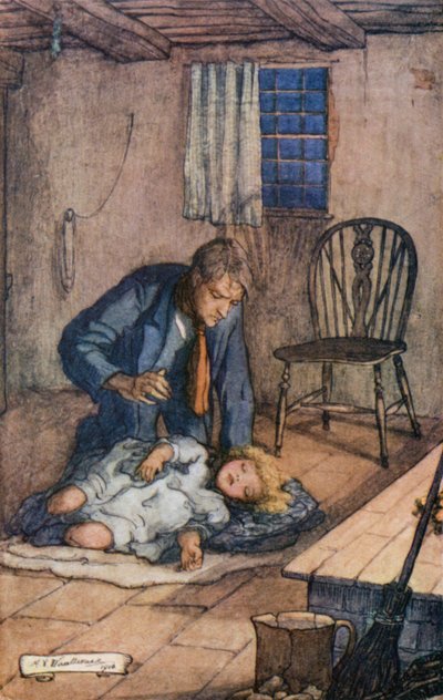 Illustration for Silas Marner by Mary V. Wheelhouse